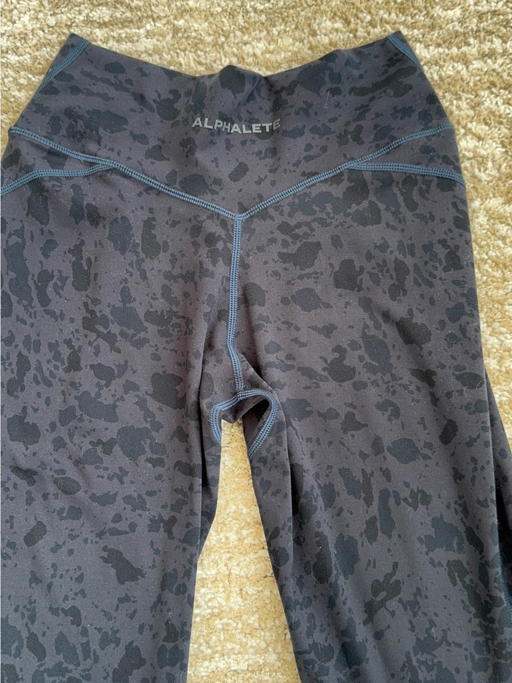 Alphalete Charcoal Camo High-Waist Leggings